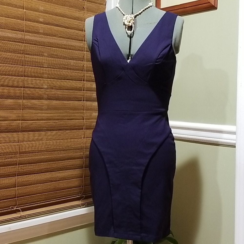 NWT Navy Stretch Bodycon Dress size Medium
